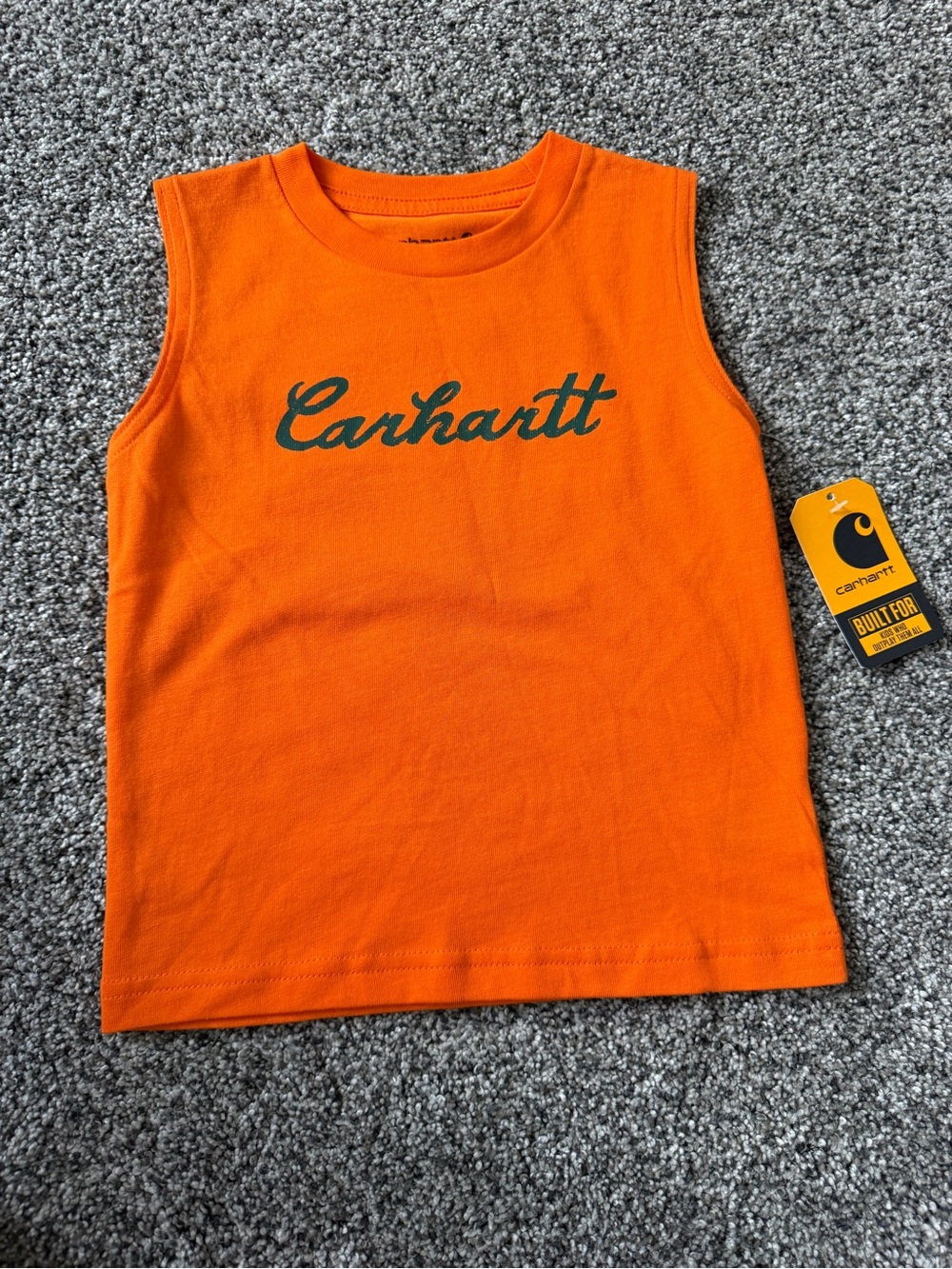 Carhartt orange tank top size 2T #carhartt #kids #2T